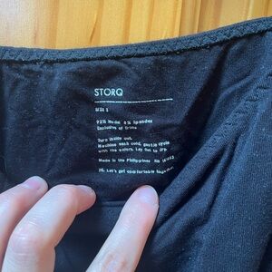 Storq Black soft touch nursing tank